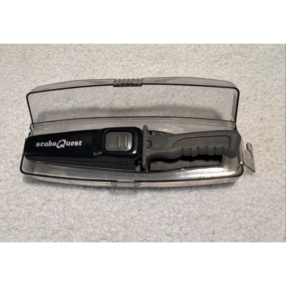 Scuba Quest Blunt Tip Diving Knife With Sheath